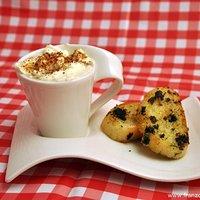 Cappuccino de cèpes et bolets (cappuccino von waldpilzen)
