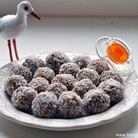 Futter für schwangere : trockene fruchtbällchen