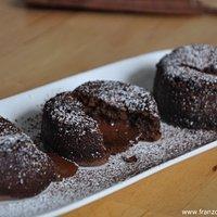 Fondant au chocolat (Schokoladenkuchen mit flüssigem Kern)
