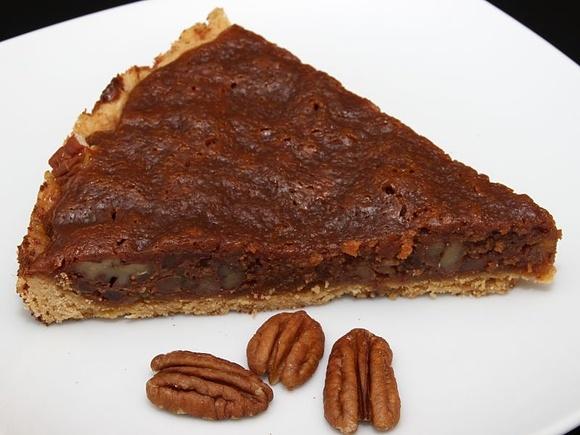Greek caramel and pecan tart